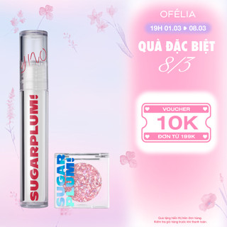  Combo Son Và Nhũ Mắt SUGARPLUM - MistyNow Blurring Tint + Pixie Bae Glitter Eyeshadow  3.8g x 2.5g  