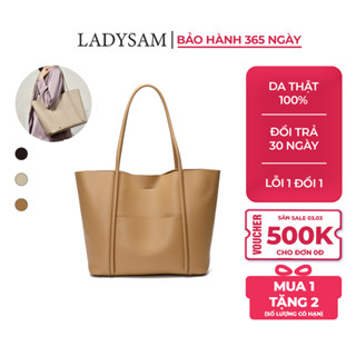 Túi Xách Công Sở Nữ SUPER BIG TOTE Da Thật Mềm Mại Ladysam - Túi Tote Đeo Vai Size 35 Đựng Laptop Tài Liệu Đi Học Đi Làm