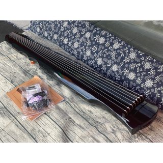 Đàn cổ cầm Trung Quốc cao cấp, kèm tuner chỉnh dây và bao đàn