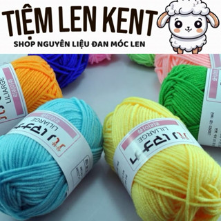 LEN HÀN NHÍ 25gr cho người mới học đan sợi 2mm