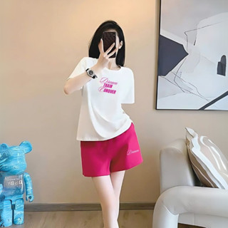 [Form rộng] Set đồ nữ  - Đồ bộ nữ thời trang (áo phông + quần đùi cotton) - LOZA G0287