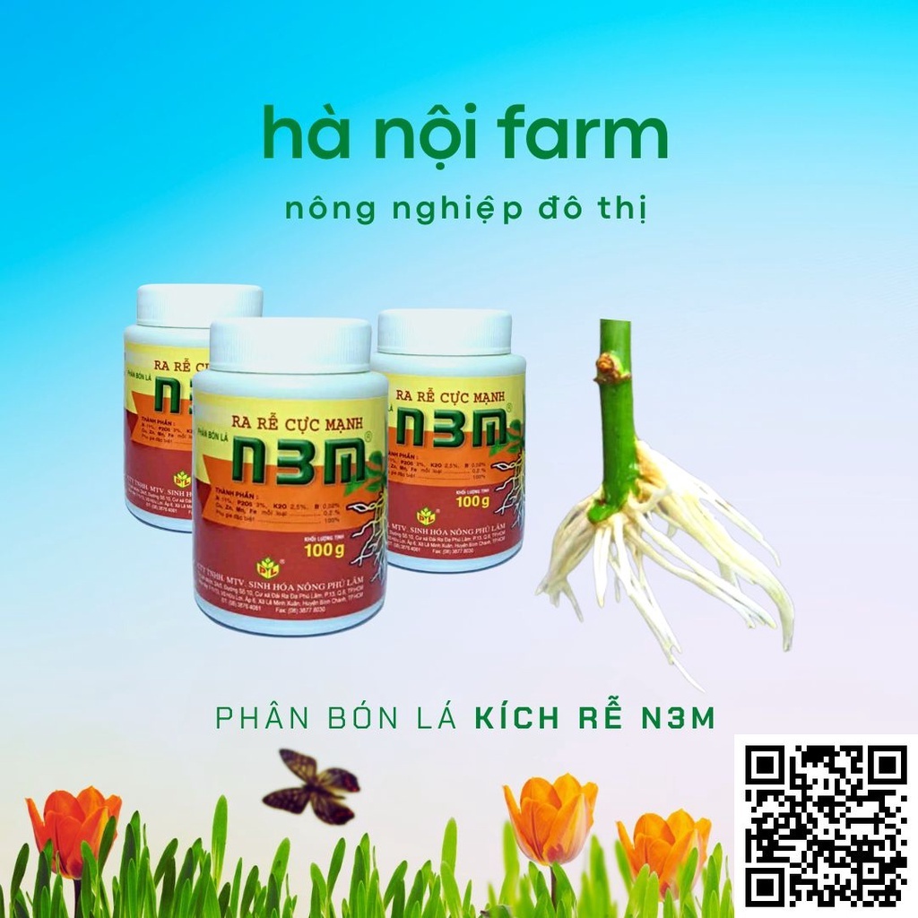 N3M kích ra rễ dạng bột,Kích thích ra rễ cực mạnh- kích thích ra rễ, nảy mầm…- hũ100g