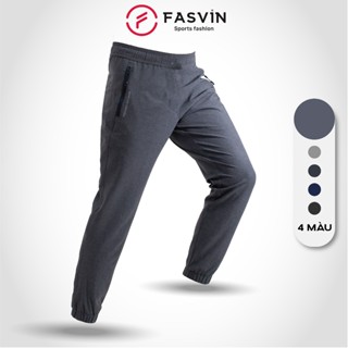 Quần Jogger Nam FASVIN Chất Vải Gió Thể Thao Cạp Chun Vận Động Thoải Mái DC20424.HN
