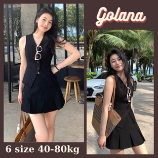  Set Bộ Đồ Nữ Áo Gile Phối Chân Váy Siêu Xinh Set Áo Crotop và Chân Váy Wavy   có Bigsize  