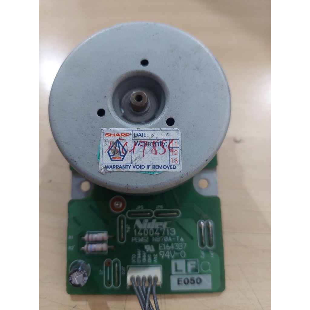 Motor Nidec 14004713 (bóc máy) chế DIY,chế quạt,.. khỏe,chuông to, trục trước 8mm