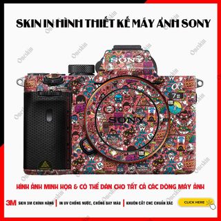  Dán Skin 3M Sticker Sony A6000 6100 6200 6300 6400 6500 6600 6700 ZV1 ZVE10 ZV1M2 Nex3 Nex7 NexF3 | Bảo Vệ Body Máy Ảnh 