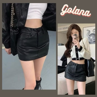  Chân Váy Da Chữ A Hàn Quốc Cạp Cao Siêu Cá Tính   Có Bigsize   Có Sẵn-Giao ngay  