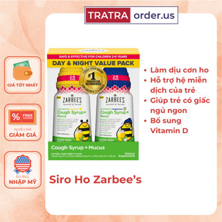 Date 2026 Siro Zarbee's Cough syrup giảm ho khan ho đờm và tăng đề kháng cho bé từ 2-6 tuổi