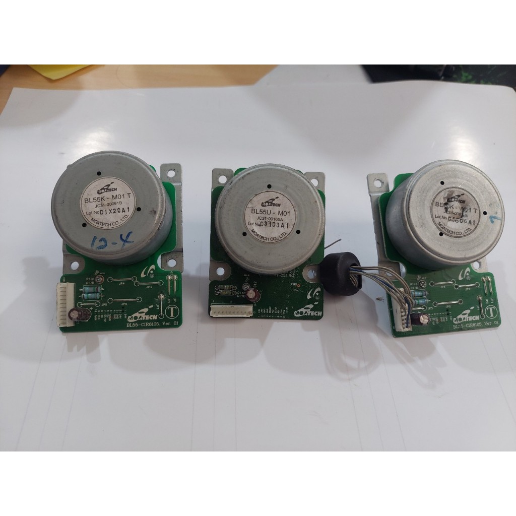 Motor Moatech BL55K BL55U JC31-00091 JC31-00165 ( bóc máy) chế DIY, chế quạt,... khỏe, mạch gọn