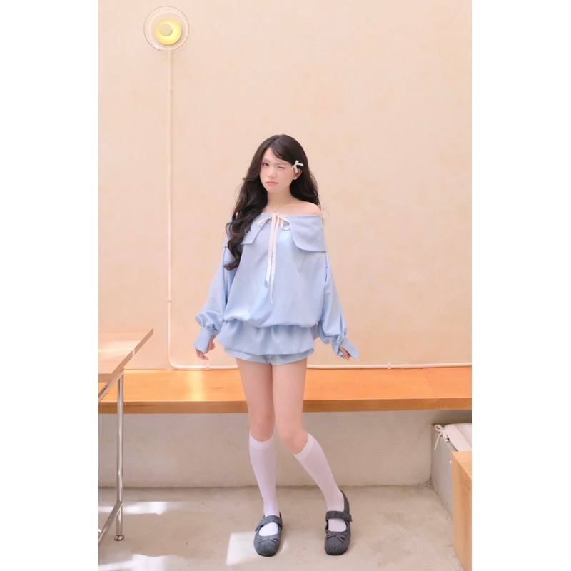 Đầm trễ vai form bí Maimei dress thiết kế Aguja | BigBuy360 - bigbuy360.vn