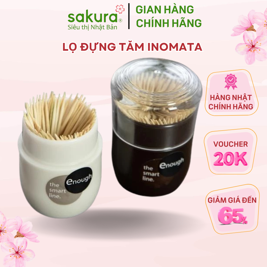 Lọ đựng tăm Inomata Nhật Bản
