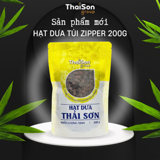 Hạt Dưa sạch Thái Sơn rang củi túi Zipper đáy đứng 200gr vị Muối, Bơ