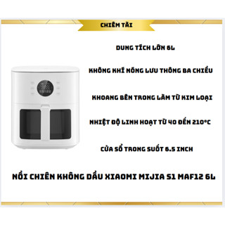 Nồi chiên không dầu Xia..omi Mi..jia S1 MAF12 6L - bản nội địa