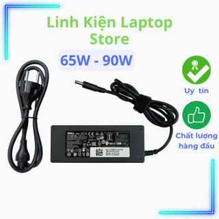 Sạc Laptop Dell 19.5V - 3.34A / 4.62A Sử dụng cho Dell Inspiron Vostro Latitude XPS - Adapter Dell 65W 90W New