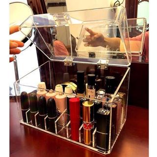 Hộp Đựng Son 24 Ô Có Nắp Chống Bụi Bẩn