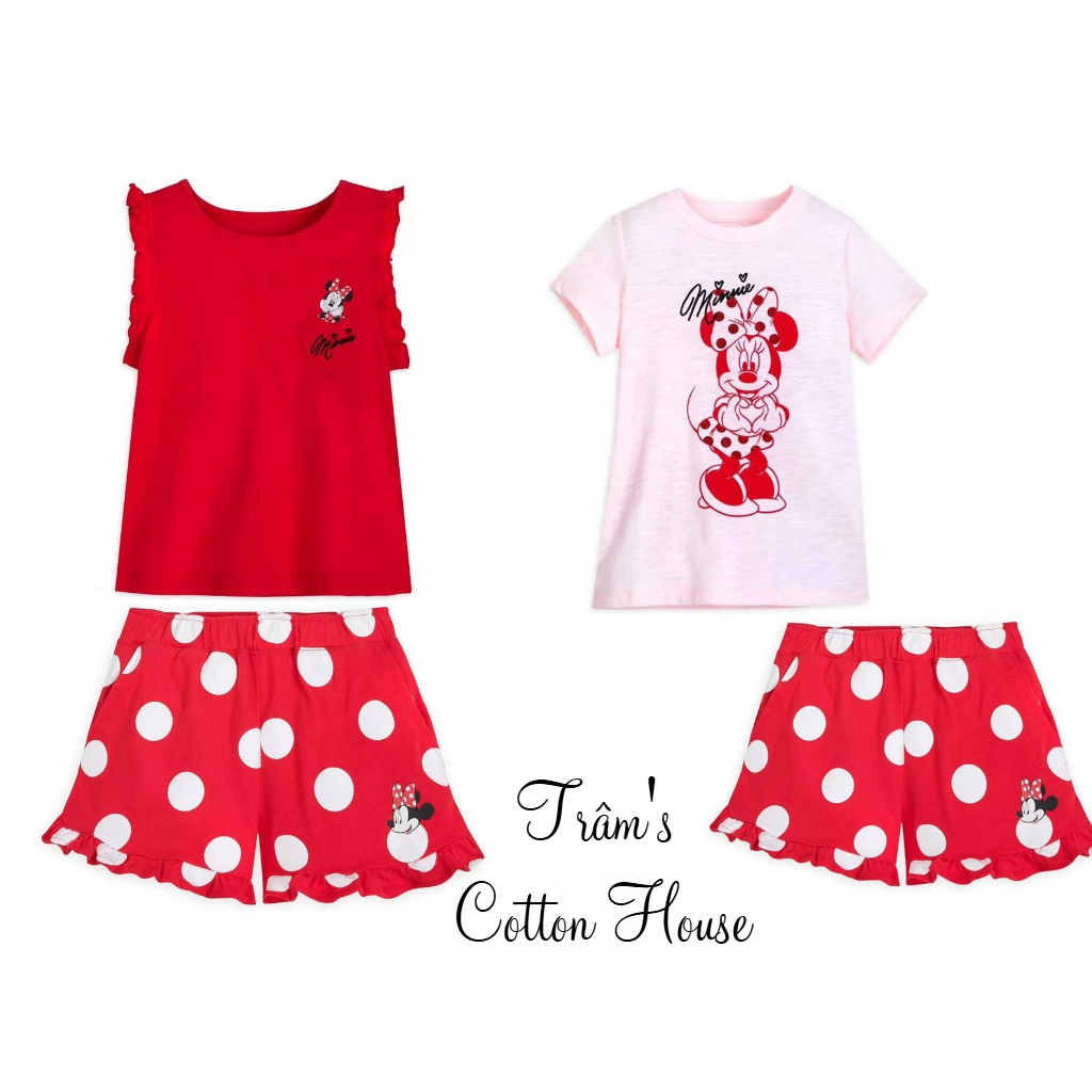 Set bộ Mickey Minnie bé gái