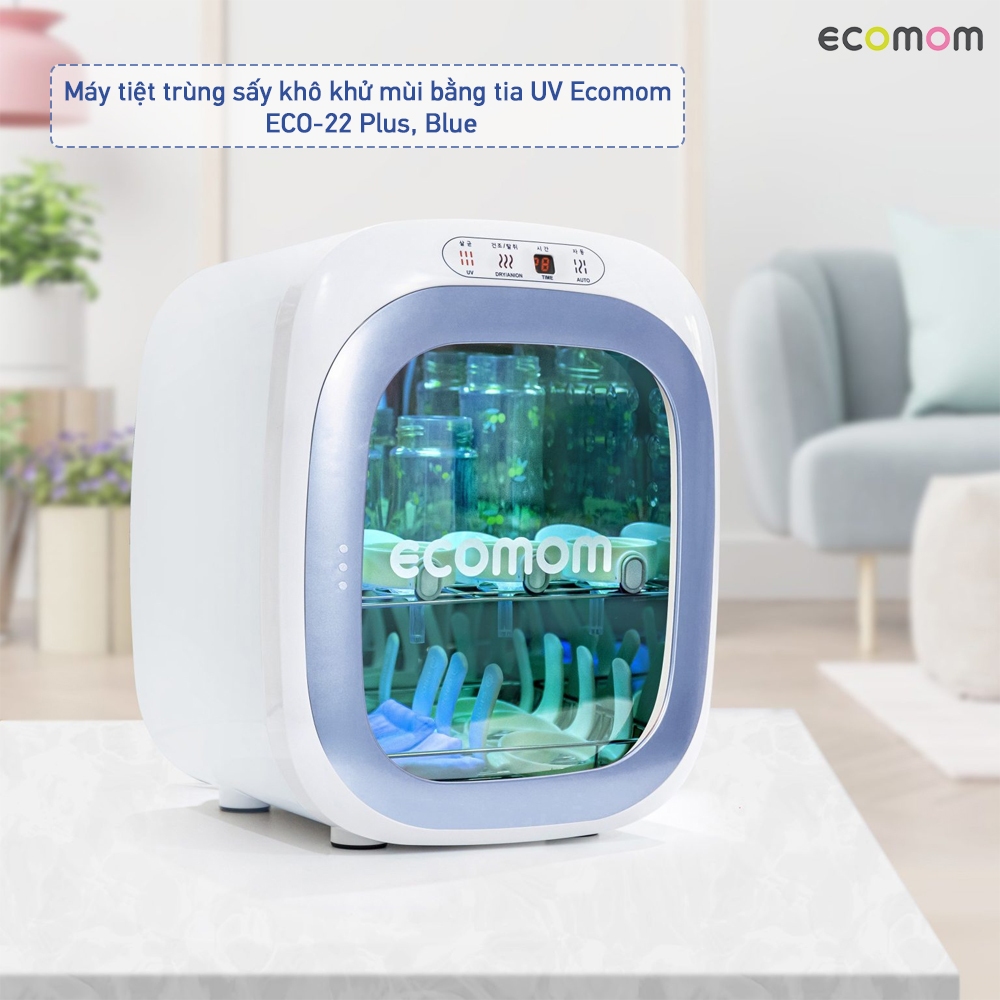 [Ecomom] Máy tiệt trùng sấy khô khử mùi bằng tia UV Ecomom ECO-22 Plus