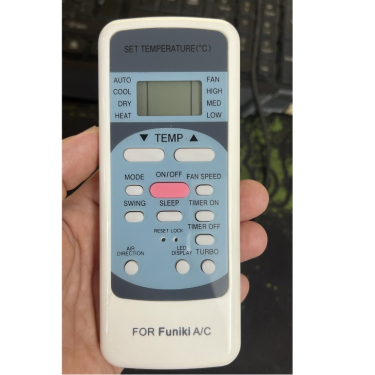 (SỈ GIÁ RẺ 30K) REMOTE ĐIỀU KHIỂN ĐIỀU HÒA FUNIKI 1 VÀ 2 CHIỀU INVERTER CÓ CHỨC NĂNG TUBO