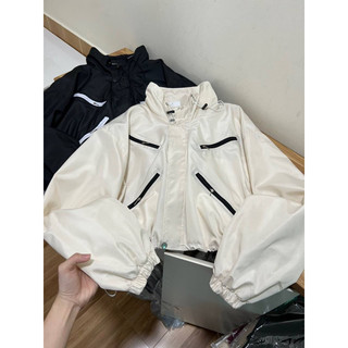 ÁO KHOÁC GIÓ CROPTOP FORM RỘNG PERSONAL