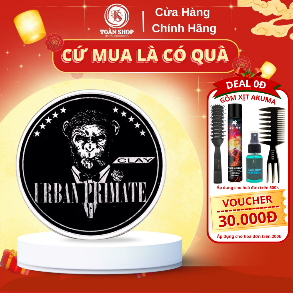 Sáp vuốt tóc Urban Primate Styling Clay 90gr - new 2025 - Chính Hãng + Quà Tặng