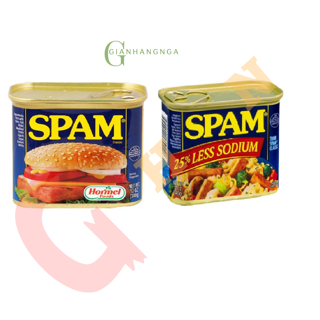Thịt hộp Spam  classic 340g của Mỹ