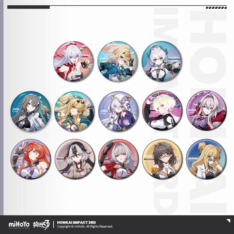 [Order] Huy hiệu Honkai Impact 1