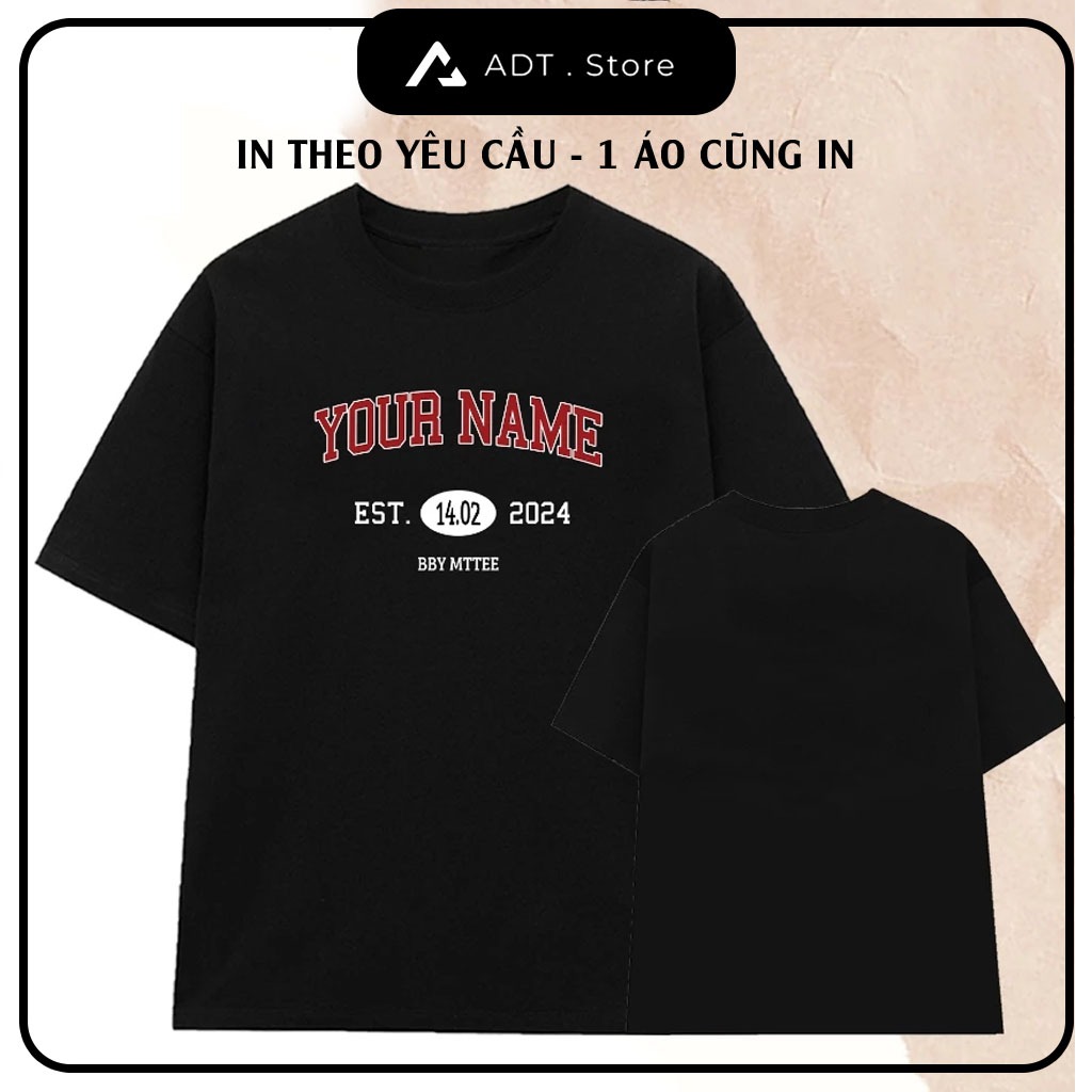 In tên - In Áo Thun Tên Theo Yêu Cầu (Hình in nhắn tin Shop) | BrightWin