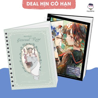 Combo 2 Sổ Vẽ Đa Chất Liệu Ong Mặt Bự - Sổ Phác Thảo Không Kèm Tài Liệu Vẽ