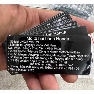 Tem thông số Vision 2022 đến 2026
