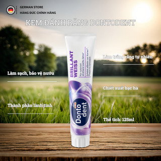 🇩🇪[Hàng Đức] Kem Đánh Răng Dontodent 125ML, 75ML
