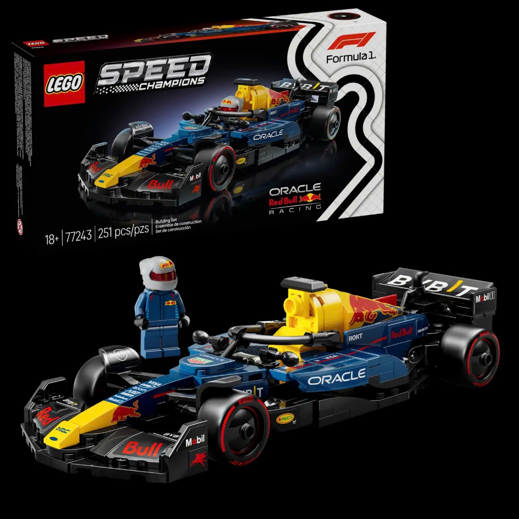 Lego 77243 Đồ Chơi Lắp Ghép Oracle Red Bull Racing RB20 F1 Race Car