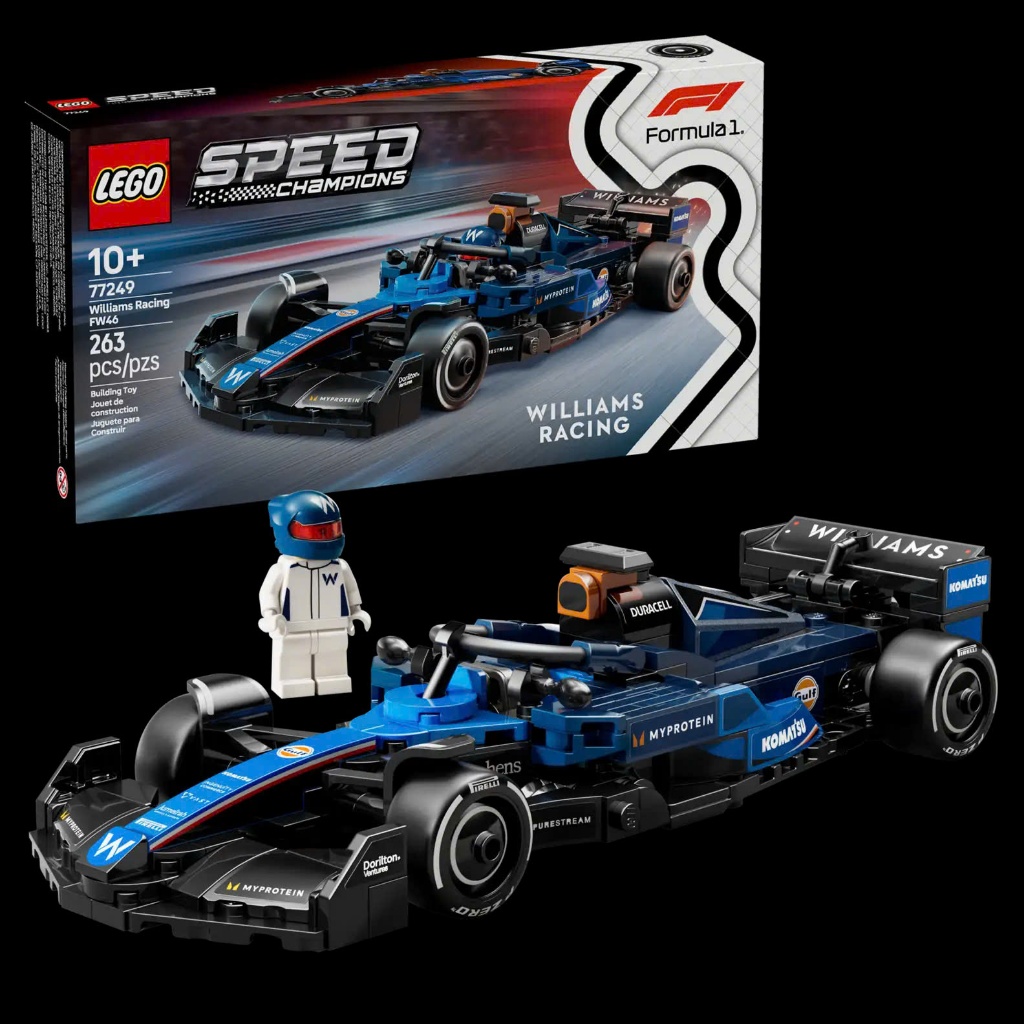 Lego 77249 Đồ Chơi Lắp Ghép Xe Williams Racing FW46 F1 Race Car
