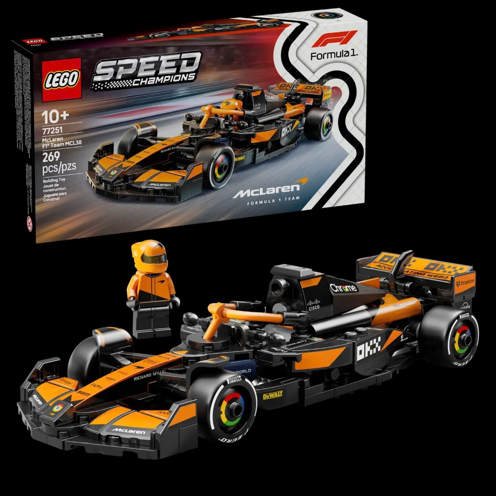 Lego 77251 Đồ Chơi Lắp Ghép McLaren F1 Team MCL38 Race Car