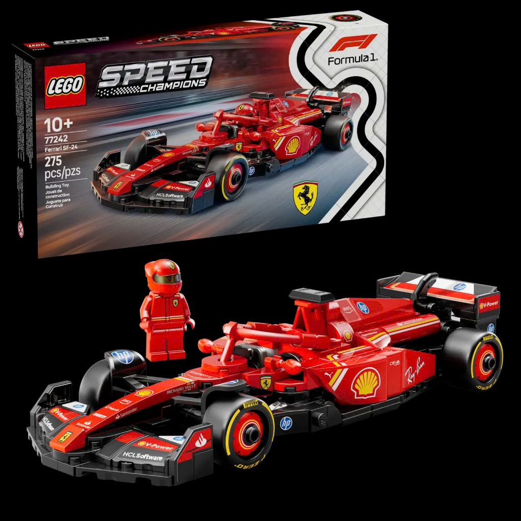 Lego 77242 Đồ Chơi Lắp Ghép Ferrari SF-24 F1 Race Car