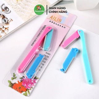  Dao Cạo Lông Mày Thay Lưỡi Dao Cạo Lông Mặt Râu Tay Chân Nách Nam Nữ - Dao Tỉa Lông Mày Chân Mày 