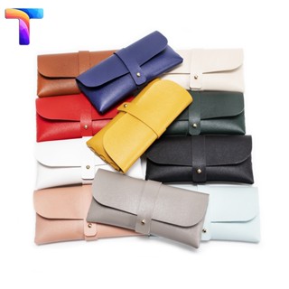 [ Kích thước lớn ] Bao da PU đựng mắt kính phụ kiện