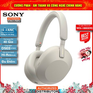 Tai Nghe Chụp Tai Không Dây Chống Ồn Chủ Động Sony WH-1000XM5 | Hàng Chính Hãng Sony Việt Nam