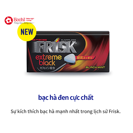 Kẹo  ngâm bạc hà Frisk  peppermint Nhật Bản hộp 45 viên