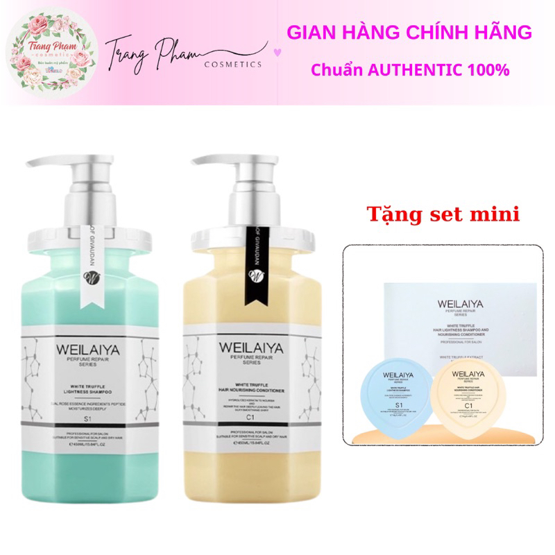 Dầu Gội Weilaiya Nấm Truffle, Dầu Gội Phục Hồi Đa Tầng Weilaiya Giúp Nuôi Dưỡng Tóc Suôn Mượt 450ml