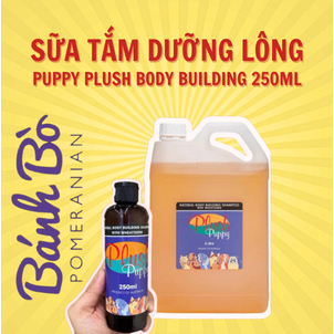 SỮA TẮM LÀM TƠI, PHỒNG LÔNG, DƯỠNG LÔNG CHẮC KHOẺ DÀNH CHO CHÓ - PUPPY PLUSH BODY BUILDING