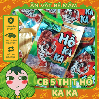  Combo 10 Gói Thịt Hổ Kaka  gói 18g  Snack Miếng Cay Thịt Hổ Kaka Ăn Vặt Tuổi Thơ Ăn Vặt Bé Mầm 