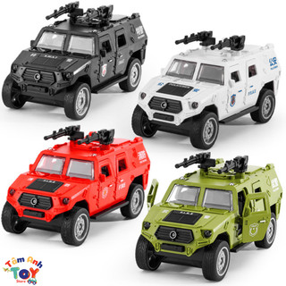 Đồ Chơi Xe Ô Tô - Xe SWAT FIRE Chạy Đà Mở Được Cửa