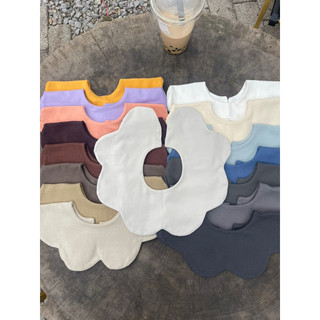 Yếm tròn trơn cho bé 0-3y(Litra shop)
