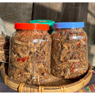 Cá khô Giã Tỏi Ớt Hũ 500g,Cá khô Giã Chuẩn vị Tây Bắc