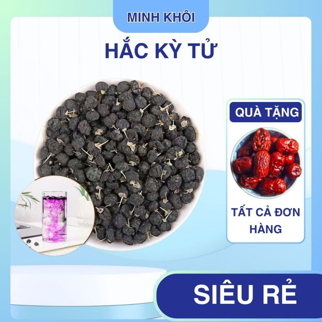 Hắc kỷ tử thượng hạng 100g (Hắc kỳ tử Tây Tạng, Trà kỷ tử dưỡng nhan)