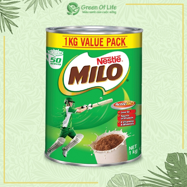 Sữa bột Milo Úc 1kg hãng Nestle