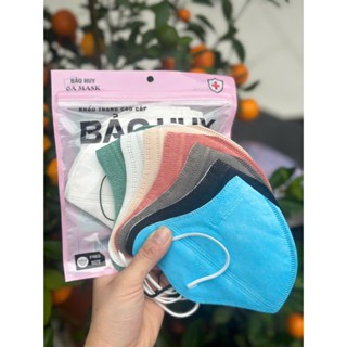 Thùng 500 Chiếc (50 Túi) Khẩu Trang 6A Mẫu Mới Bảo Huy Mask 4 Lớp Chống Tia UV, Bụi Mịn Chính Hãng