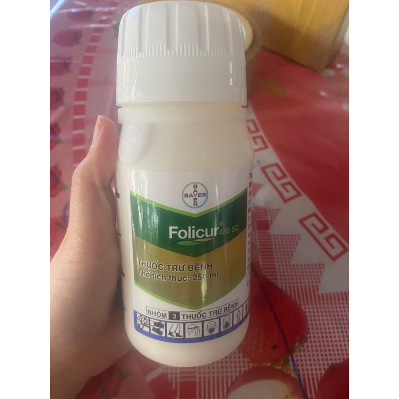 Phòng Thán Thư, Lem lép hạt,..Folicur 430sc dạng sữa chai 250ml