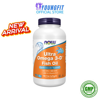  Viên Uống Dầu Cá Cô Đặc Ultra Omega 3D NOW Bổ Sung Vitamin D3 Tăng Cường Sức Khoẻ - YoungFit 