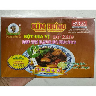 (  Hộp 20 gói) Gia vị bò kho Kim Hưng